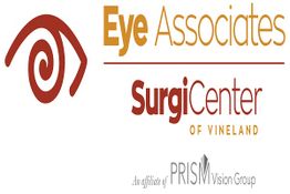 Logo for Eye Associates and SurgiCenter of Vineland, an affiliate with PRISM Vision Group.