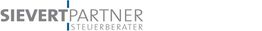 Logo von Sievert & Partner Steuerberater in Grau und Blau.