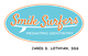 Logo of Smile Surfers Pediatric Dentistry, featuring a blue oval with orange and white text.