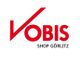 Vobis-Logo mit der Aufschrift "SHOP GÖRLITZ" darunter in schwarzer Schrift.