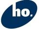 Blaues ovales Logo mit weißer Aufschrift „ho.“ in Kleinschreibung.