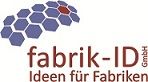 Logo von fabrik-ID GmbH, mit Waben und Slogan „Ideen für Fabriken“.