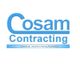 Logo for Cosam Contracting, specializing in commercial, industrial, and roofing maintenance.