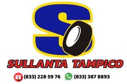 Logotipo de Sullanta Tampico con teléfono y WhatsApp: (833) 228 59 76, (833) 387 8893.