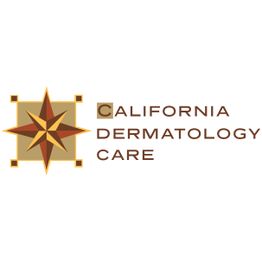 Logo of California Dermatology Care with a star design on the left.