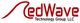 Logo of RedWave Technology Group, LLC, with stylized red text on a white background.