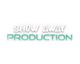 Texte "Show Away Production" en blanc et turquoise sur fond transparent.