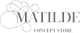 Logo de Matilde Concept Store con diseño ornamental en negro.