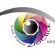 Logo a forma di occhio con iride multicolore, testo "Zio Click" e "Fotografo Freelance".