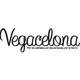 Texto del logo: "Vegacelona. Por los animales, por las personas, por la tierra".