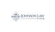 Logo of Johnson Law Firm with icons of cars, computers, scales, and a document.