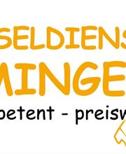 Schlüsseldienst Hemmingen Logo: Schnell, kompetent, preiswert, mit gelbem Schlüssel und Telefonnummer.