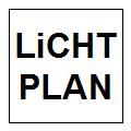 Textbild mit den Worten "LICHT PLAN" in Großbuchstaben.