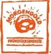 Logo mit Brezel und Text "Morgengold Frühstücksdienste" in orange.