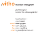 Visitenkarte von Thorsten Vittinghoff, Grafikdesigner und Berater, mit Kontaktinformationen.