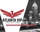 Logo for "Atlanta VIP Protection" with city skyline in the background.