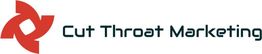 Red circular logo next to "Cut Throat Marketing" in black font.