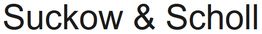 Text: "Suckow & Scholl" in schwarzer Schrift.