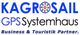 Logo mit Schriftzug "KAGROSAIL GPS Systemhaus. Business & Touristik Partner." und Kompassmotiv.