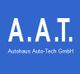 Blaues Logo mit "A.A.T." und "Autohaus Auto-Tech GmbH" in weißer Schrift.