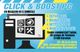 Image publicitaire de Click & Boost PC, services informatiques et entretien, avec contact et adresse.