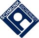 Logo mit stilisiertem Schild, Text: "Schmunk Sicherheit", in Dunkelblau auf weißem Hintergrund.