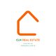 Logo naranja de casa con texto: "CLN Real Estate, Agencia Inmobiliaria".