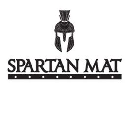 Spartan Mat logo with a Spartan helmet design above the text.