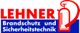 Logo von Lehner: Brandschutz und Sicherheitstechnik mit rotem Feuerlöscher.