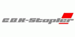 Logo von C.B.K-Stopler in grauer Schrift mit einem roten Akzent rechts auf weißem Hintergrund.