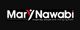 Logo with text: "MarY Nawabi, Inspiring people and changing lives," on black background.