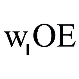 Text "wOE" mit kleinem "i" an der linken Seite.