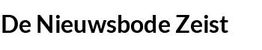 Tekstafbeelding met "De Nieuwsbode Zeist" in zwarte letters.