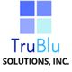 Logo of TruBlu Solutions, Inc. with four blue squares above the company name.