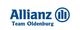 Logo der Allianz mit der Aufschrift "Team Oldenburg" in blauem Text.