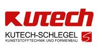 Logo: Kutech-Schlegel, Kunststofftechnik und Formenbau, roter Schriftzug und Symbol.