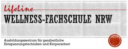 Banner: Lifeline Wellness-Fachschule NRW, Ausbildungszentrum für Entspannungstechniken.