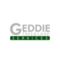 Logo of Geddie Tree & Land Services with green and gray text.