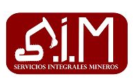 Logo de "Servicios Integrales Mineros" con las iniciales SIM y dibujo de una excavadora.