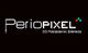 Logo de "PerioPIXEL", con el texto "3D Periodontal Graphics" sobre fondo negro.