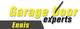 Yellow text logo: "Garage Door Experts Ennis" with stylized design.