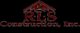 Logo of RLS Construction, Inc. with a stylized red roof over the text.