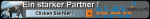 Banner mit einem Panther und Text: "Ein starker Partner! Clean Sniher + HAV Sicherheit".