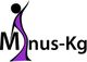 Logo zeigt eine stilisierte menschliche Figur mit dem Wort "Minus-Kg".