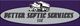 Logo of Better Septic Services LLC featuring a septic truck on a gray oval background.
