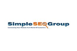 Simple SEO Group logo with the tagline "Connecting Your Website To A World Of Customers."