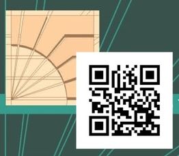 Código QR junto a un gráfico de líneas en un fondo verde oscuro.