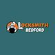 Logo of "Locksmith Bedford" with a worker holding a wrench in a circular emblem.