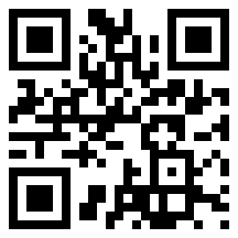 Schwarz-weißer QR-Code auf weißem Hintergrund, quadratisch dargestellt.