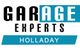 Logo reading "Garage Experts Holladay" with a blue and white design.